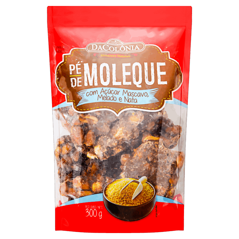 Pe-de-Moleque-com-Acucar-Mascavo-Melado-e-Nata-DaColonia-Pacote-300g