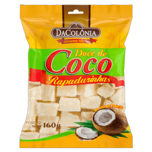 Doce de Coco Rapadurinha DaColônia Pacote 160g