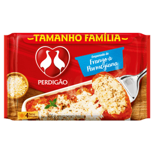 Empanado de Frango a Parmegiana Perdigão Pacote 800g Tamanho Família