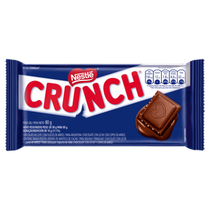 Chocolate ao Leite Crunch Pacote 80g