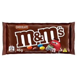 Confeito de Chocolate ao Leite M&M´s Pacote 45g