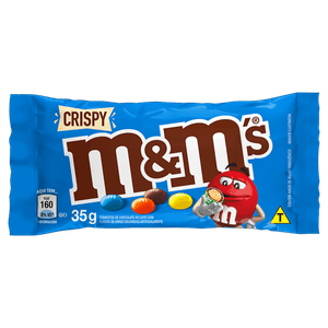 Confeito de Chocolate ao Leite M&M´s Crispy Pacote 35g