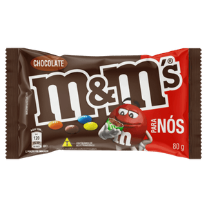 Confeito de Chocolate ao Leite M&M´s para Nós Pacote 80g