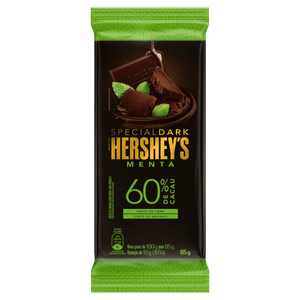 Chocolate Amargo 60% Cacau Menta Hershey´s Special Dark Pacote 85g