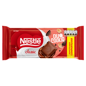 Chocolate ao Leite com Biscoito Duo Cookie Classic Pacote 150g