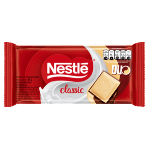 Chocolate ao Leite e Branco Duo Classic Pacote 80g