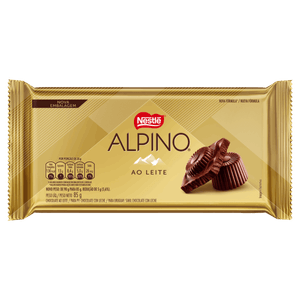 Chocolate ao Leite Alpino Pacote 85g