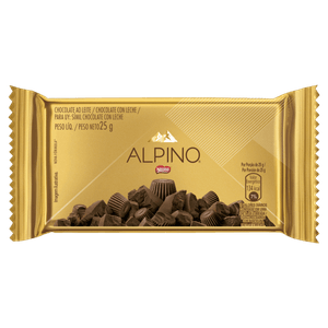 Chocolate ao Leite Alpino Pacote 25g