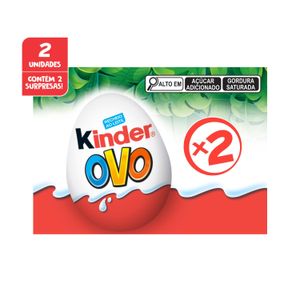 Pack Chocolate Recheio ao Leite Applaydu Kinder Ovo Laranja Caixa 40g 2 Unidades