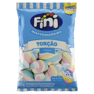 Marshmallow Baunilha Torção Fini Pacote 80g