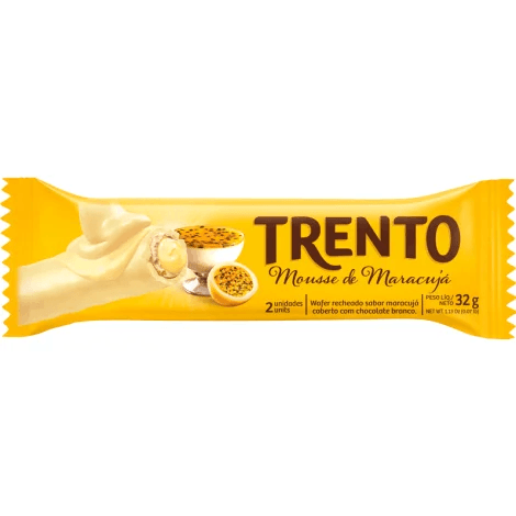 Wafer-com-Recheio-de-Maracuja-e-Cobertura-de-Chocolate-Branco-Mousse-de-Maracuja-Peccin-Trento-Pacote-32g-2-Unidades
