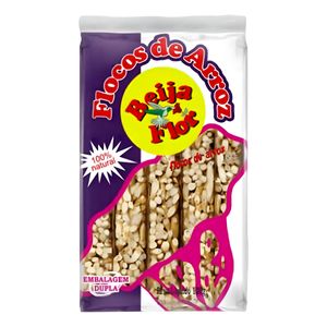 Flocos de Arroz Tradicional Beija Flor Pacote 120g