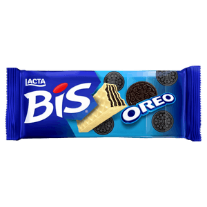 Wafer Oreo Cobertura Chocolate Branco Lacta Bis Pacote 100,8g