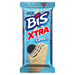Wafer-Oreo-Cobertura-Chocolate-Branco-e-Biscoito-Lacta-Bis-Xtra-Pacote-45g