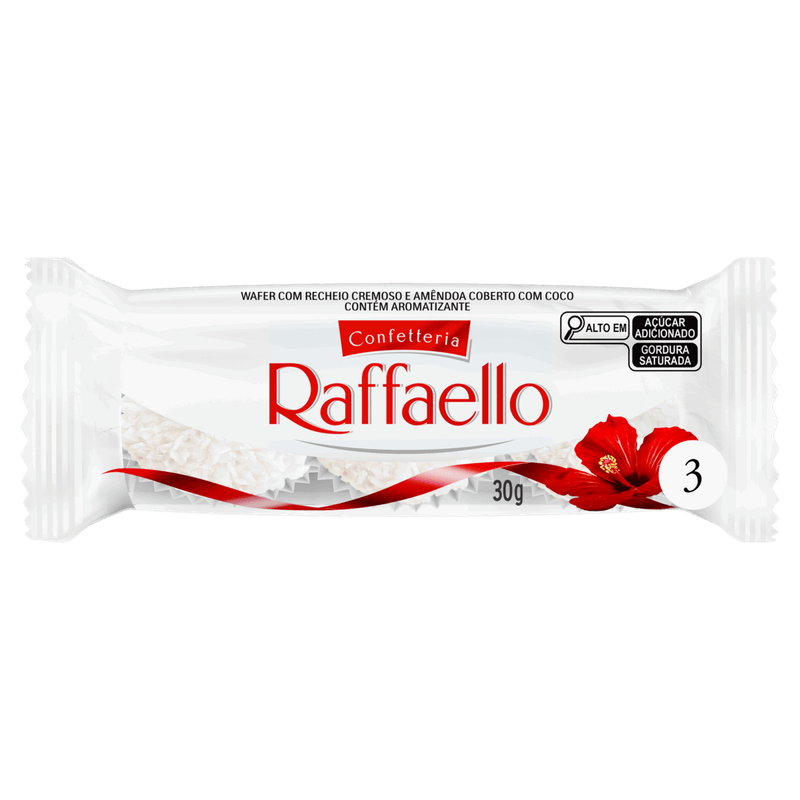 Bombom-Wafer-Raffaello-Pacote-30g