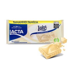 Chocolate Branco Lacta Laka Pacote 145g Tamanho Família