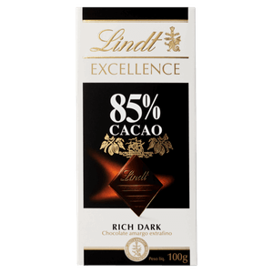 Chocolate Amargo 85% Cacau Lindt Excellence Caixa 100g