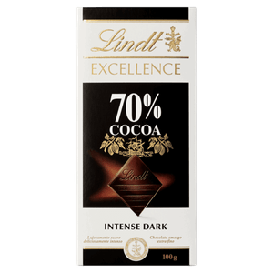 Chocolate Amargo 70% Cacau Lindt Excellence Caixa 100g