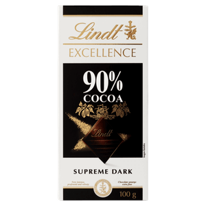 Chocolate Amargo 90% Cacau Lindt Excellence Caixa 100g