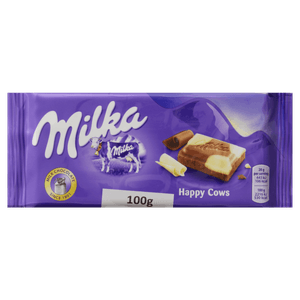 Chocolate ao Leite Happy Cows Milka Pacote 100g