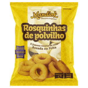 Rosquinha de Polvilho Congelada Mandiok Pacote 500g