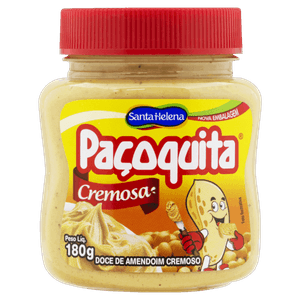 Pasta de Amendoim Cremosa Paçoquita Pote 180g