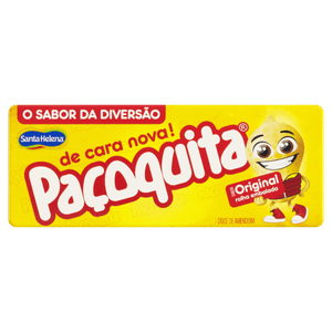 Pack Doce de Amendoim Rolha Original Paçoquita Caixa 150g 10 Unidades