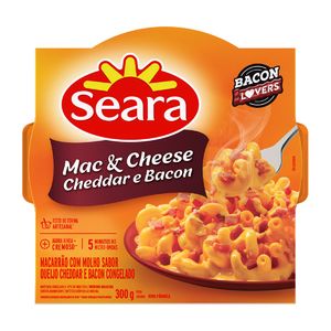 Mac & Cheese Cheddar e Bacon Seara Caixa 300g