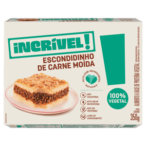 Escondidinho Vegetal Carne Moida Incrível Caixa 350g