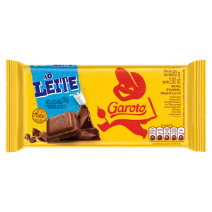 Chocolate ao Leite Garoto Pacote 80g