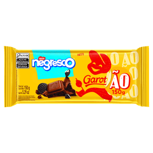 Chocolate ao Leite Negresco Garotão Pacote 150g