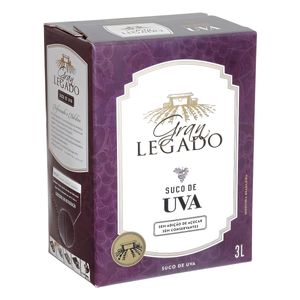 Suco Uva Integral Gran Legado Caixa 3l