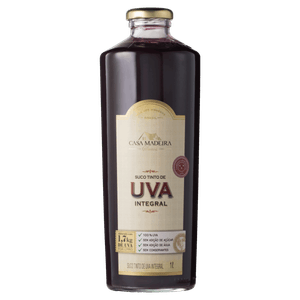 Suco Integral Uva Tinto Casa Madeira Garrafa 1l