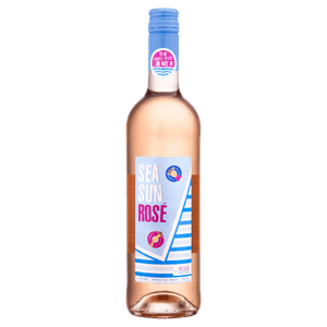 Vinho Francês Meio Seco Sea Sun Rosé Piscine Gamay Négrette Moscatel Cahors Garrafa 750ml