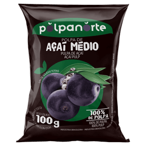 Polpa de Fruta Açaí Polpanorte Pacote 100g