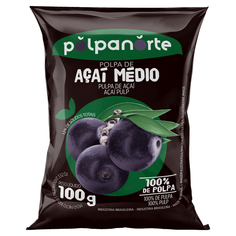 Polpa-de-Fruta-Acai-Polpanorte-Pacote-100g