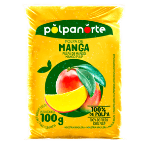 Polpa de Fruta Manga Polpanorte Pacote 100g