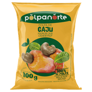 Polpa de Fruta Caju Polpanorte Pacote 100g