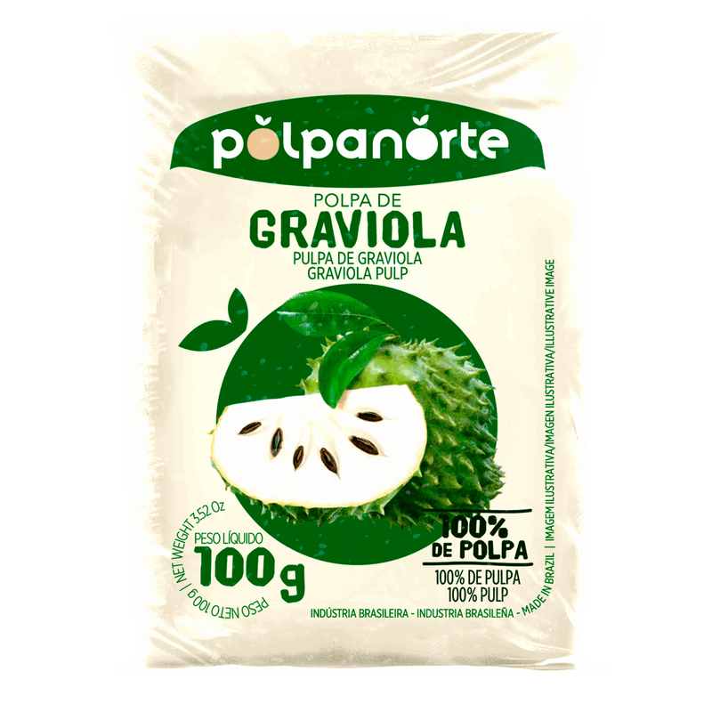 Polpa-de-Fruta-Graviola-Polpanorte-Pacote-100g