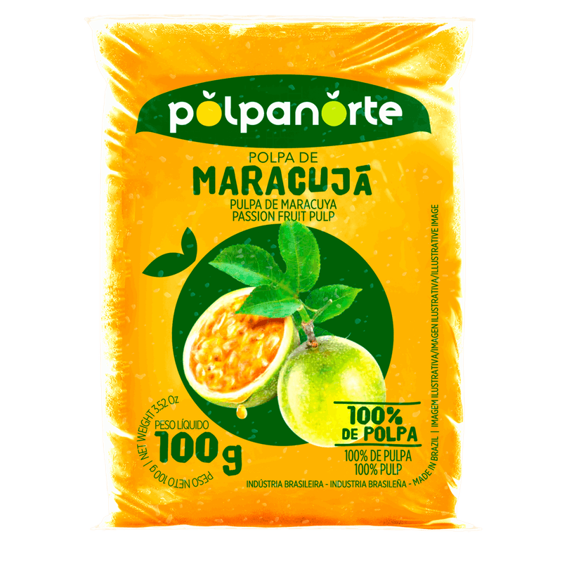 Polpa-de-Fruta-Maracuja-Polpanorte-Pacote-100g