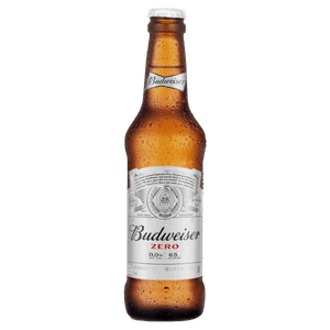 Cerveja Zero Álcool Budweiser Garrafa 330mL