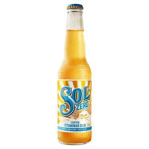 Cerveja Pilsen Zero Álcool Sol Garrafa 330ml