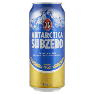 Cerveja Pilsen Antarctica Subzero Lata 473ml