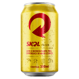 Cerveja Pilsen Skol Lata 350ml