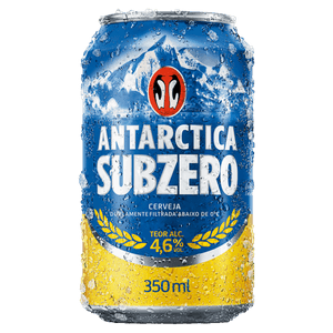 Cerveja Pilsen Antarctica Subzero Lata 350ml