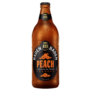 Cerveja de Trigo Peach Baden Baden Garrafa 600ml