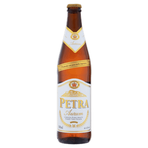 Cerveja Pilsen Puro Malte Aurum Petra Premium Garrafa 500ml