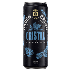 Cerveja Pilsen Cristal Baden Baden Lata 350ml