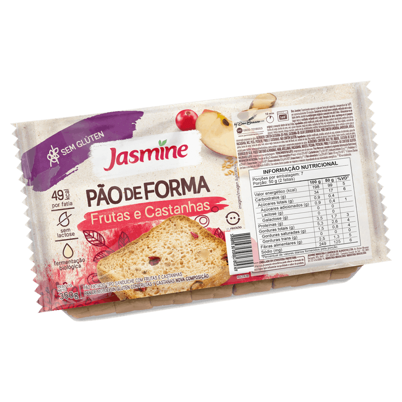 Pao-de-Sanduiche-Frutas-e-Castanhas-sem-Gluten-Jasmine-Pacote-350g