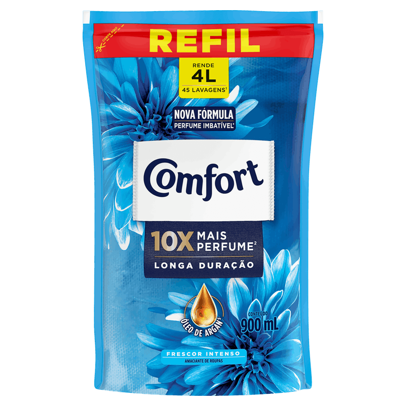 Amaciante-de-Roupa-Concentrado-Cuidado-Essencial-Comfort-Cuidado-Intensivo-Sache-900ml-Refil-Embalagem-Economica